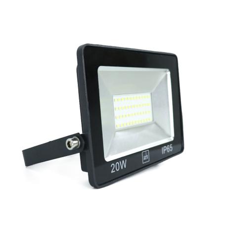 Refletor Led Holofote 20w Branco Quente Resistente Água 110V - Chandelie Menor preço em Refletor Led Holofote 20w Branco Quente Resistente Água 110V - Chandelie