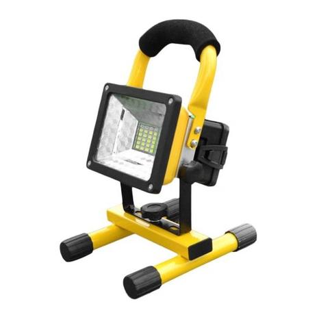 Refletor Led Portatil 30w Sinalizador Bateria Recarregavel - Wd Menor preço em Refletor Led Portatil 30w Sinalizador Bateria Recarregavel - Wd