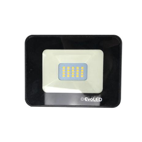 Refletor Led Preto 10W 3000K - Evoled - LE-3709 Menor preço em Refletor Led Preto 10W 3000K - Evoled - LE-3709