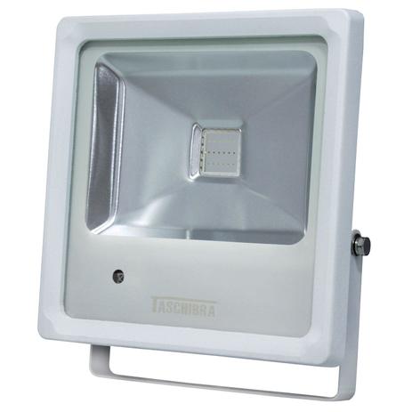 Refletor Led RGB 20W Taschibra Branco Menor preço em Refletor Led RGB 20W Taschibra Branco