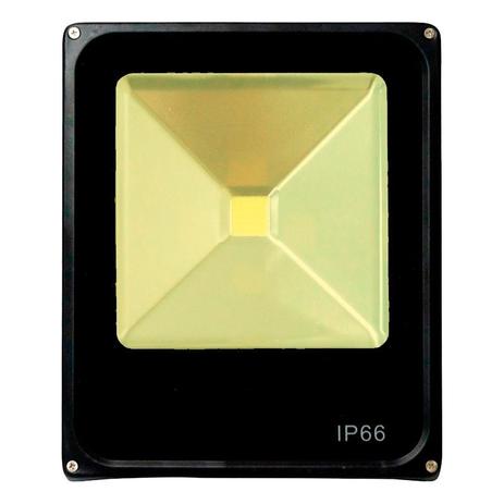 Refletor Led Slim 30W Branco Quente (Amarelo) Uso Externo - Kit Led Menor preço em Refletor Led Slim 30W Branco Quente (Amarelo) Uso Externo - Kit Led