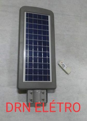 Refletor Luminária .pública Poste Solar 60w Sensor - Drn elétro / importadora Menor preço em Refletor Luminária .pública Poste Solar 60w Sensor - Drn elétro / importadora