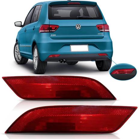 Refletor Parachoque Traseiro Fox 2015 2016 2017 - Sp acessórios Menor preço em Refletor Parachoque Traseiro Fox 2015 2016 2017 - Sp acessórios