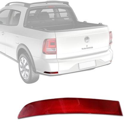 Refletor Parachoque Traseiro Original Saveiro G7 2017 2018 Esquerdo - Original vw Menor preço em Refletor Parachoque Traseiro Original Saveiro G7 2017 2018 Esquerdo - Original vw