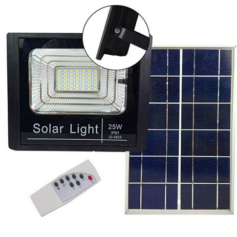 Refletor Solar Holofote Led 25w Placa Solar Controle Completo Iluminacao Sensor (ZEM-31549-A) Menor preço em Refletor Solar Holofote Led 25w Placa Solar Controle Completo Iluminacao Sensor (ZEM-31549-A)