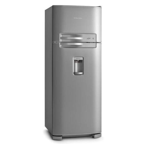 Refrigerador Electrolux DC50X Duplex Com Dispenser Inox Menor preço em Refrigerador Electrolux DC50X Duplex Com Dispenser Inox