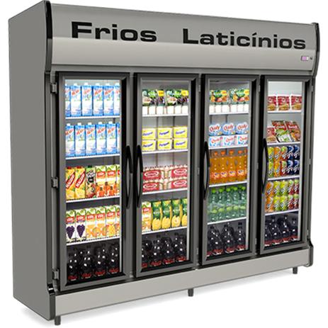 Refrigerador/Expositor Vertical AS-4/E Auto Serviço 4 Portas Conservex Menor preço em Refrigerador/Expositor Vertical AS-4/E Auto Serviço 4 Portas Conservex
