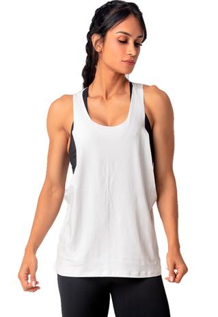 Regata branca cavada Clearance