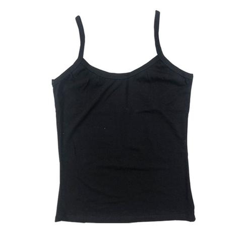 Regata preta alça fina Clearance