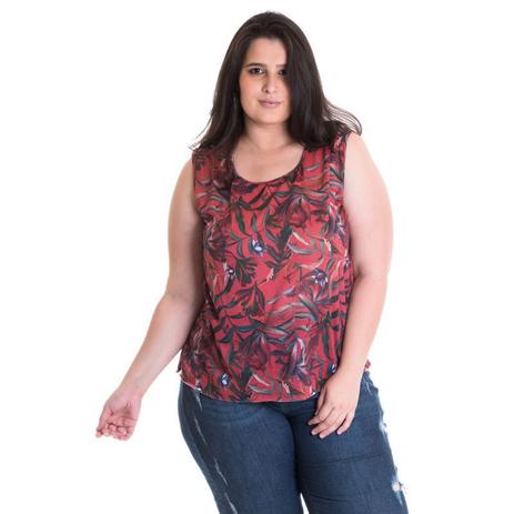 regata feminina viscose plus size