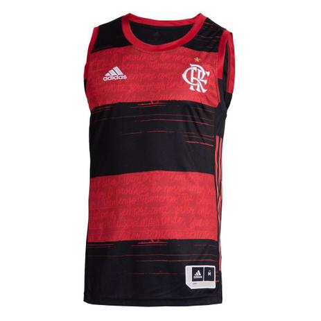 Regata NBB Flamengo Home Adidas Masculina Menor preço em Regata NBB Flamengo Home Adidas Masculina