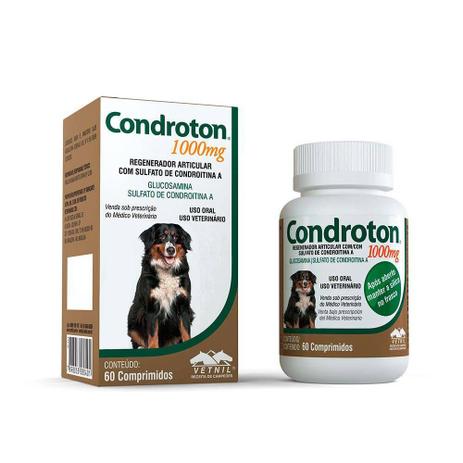 Regenerador Articular Vetnil Condroton - 1000 mg Menor preço em Regenerador Articular Vetnil Condroton - 1000 mg