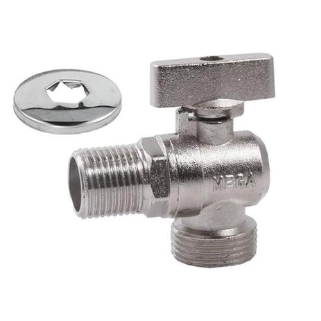 Registro de Esfera Mega para Máquina de Lavar 1/2” x 3/4” em Metal Menor preço em Registro de Esfera Mega para Máquina de Lavar 1/2” x 3/4” em Metal