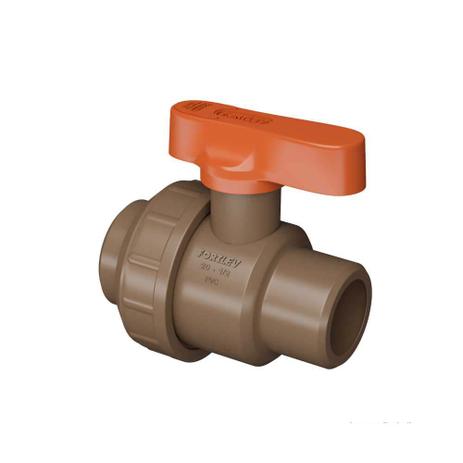 Registro de esfera soldável com união 20mm Fortlev Menor preço em Registro de esfera soldável com união 20mm Fortlev