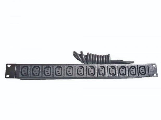 Régua Calha PDU 12 Tomadas Padrão IEC C13 19” de 10A - Cabo PP 3 Vias 2,5mm² X 2m Sem Plugue - Itcomtech Menor preço em Régua Calha PDU 12 Tomadas Padrão IEC C13 19” de 10A - Cabo PP 3 Vias 2,5mm² X 2m Sem Plugue - Itcomtech