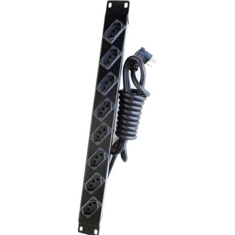 Régua Calha Pdu 8 Tomadas Padrão Nbr 14136 De 10a. Modelo 19 Polegadas Menor preço em Régua Calha Pdu 8 Tomadas Padrão Nbr 14136 De 10a. Modelo 19 Polegadas