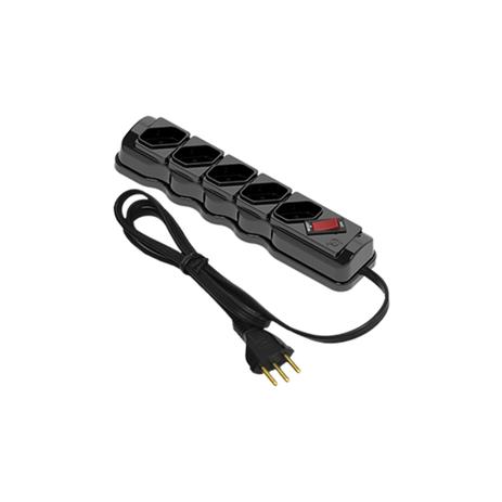 Régua Filtro De Linha 5 Tomadas Com Chave 10a 250v 1mt Ilumi Menor preço em Régua Filtro De Linha 5 Tomadas Com Chave 10a 250v 1mt Ilumi