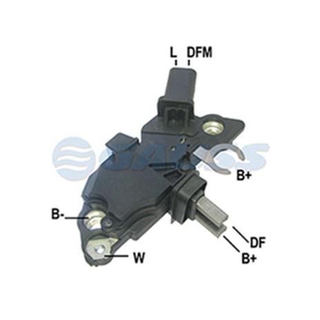 Regulador Voltagem Alternador CITROEN PICASSO C3 C4 - GA233 - Gauss Menor preço em Regulador Voltagem Alternador CITROEN PICASSO C3 C4 - GA233 - Gauss