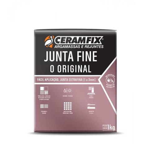 Rejunte 1kg Junta Fine Branco Ceramfix - Ceramfix argamassa e rejuntes Menor preço em Rejunte 1kg Junta Fine Branco Ceramfix - Ceramfix argamassa e rejuntes