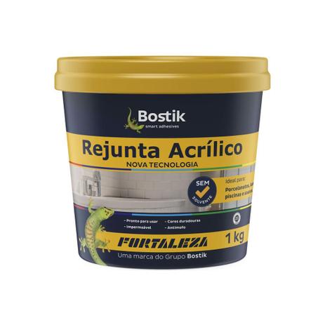 Rejunte Acrílico para Porcelanato Gelo 1kg - Fortaleza é ruim? Rejunte Acrílico para Porcelanato Gelo 1kg - Fortaleza é boa?