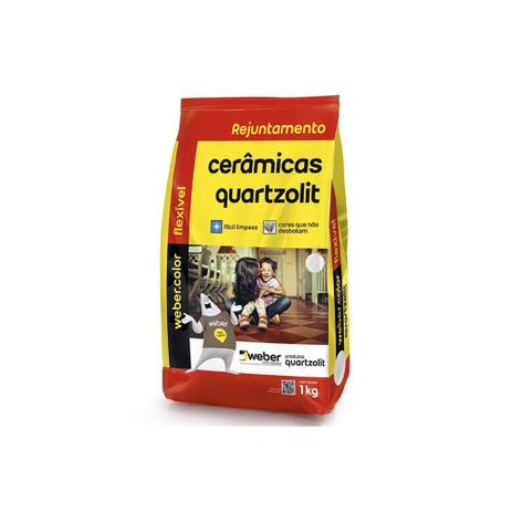 Rejunte Aditivado Flexível Marfim 1kg - Quartzolit Menor preço em Rejunte Aditivado Flexível Marfim 1kg - Quartzolit