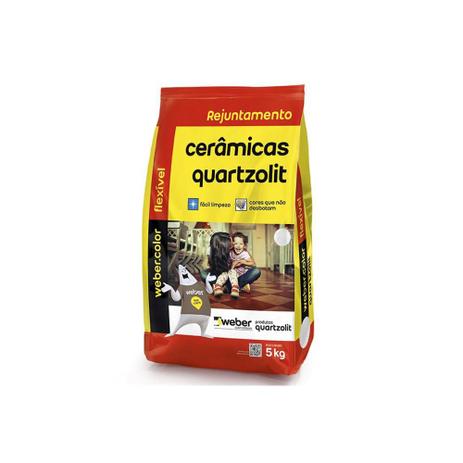 Rejunte Aditivado Flexível Palha 5kg - Quartzolit Menor preço em Rejunte Aditivado Flexível Palha 5kg - Quartzolit