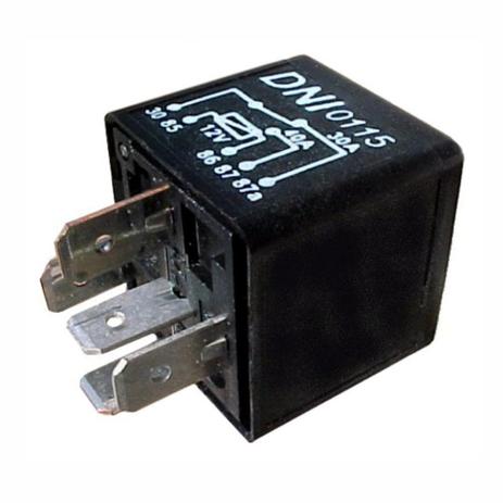 Relé Auxiliar Reversor 5 Terminais - 12V 40/30A - DNI 0115 Menor preço em Relé Auxiliar Reversor 5 Terminais - 12V 40/30A - DNI 0115