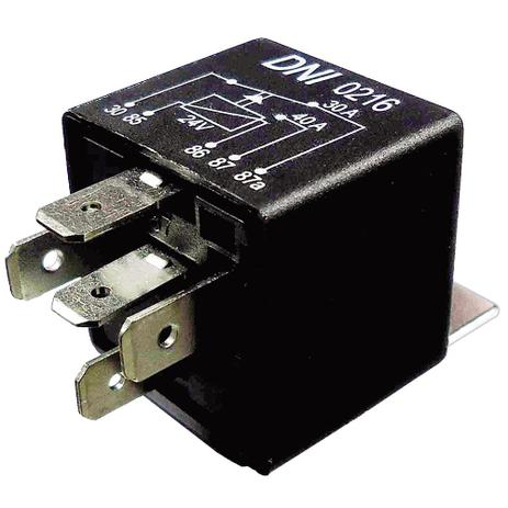 Relé Auxiliar Universal 24V - 40/30A - DNI 0216 Menor preço em Relé Auxiliar Universal 24V - 40/30A - DNI 0216