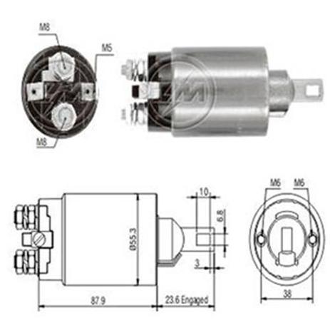 RELÉ DE PARTIDA 12V MITSUBISHI ONAN DL3 L317D L423 L634 MLL3 MDL4 Original M372X00171, M372X - Zm Menor preço em RELÉ DE PARTIDA 12V MITSUBISHI ONAN DL3 L317D L423 L634 MLL3 MDL4 Original M372X00171, M372X - Zm