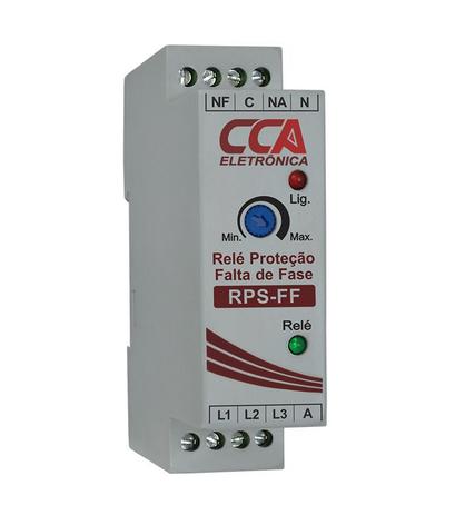 Relé Falta de Fase Trifásico RPS-FF 380V Com ou Sem Neutro - Cca Menor preço em Relé Falta de Fase Trifásico RPS-FF 380V Com ou Sem Neutro - Cca