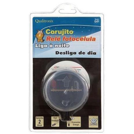 Relé Fotoeletrico Fotocélula Corujito Qr51 Qualitronix Menor preço em Relé Fotoeletrico Fotocélula Corujito Qr51 Qualitronix