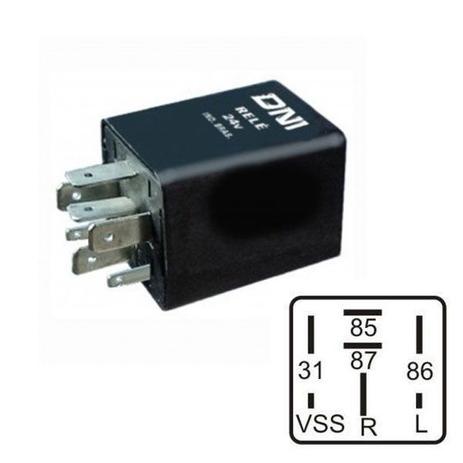 Relé temporizador 4 terminais 24v vw ergue terceiro eixo anti skid caminhoes sem suporte aci - Dni Menor preço em Relé temporizador 4 terminais 24v vw ergue terceiro eixo anti skid caminhoes sem suporte aci - Dni