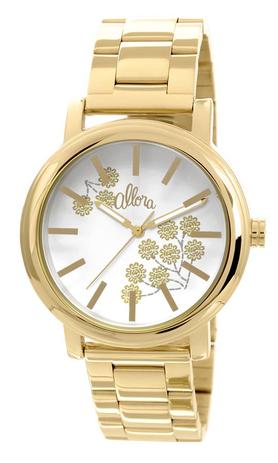 Relógio Allora Feminino Bordados Dourado AL2036CH4B Menor preço em Relógio Allora Feminino Bordados Dourado AL2036CH4B