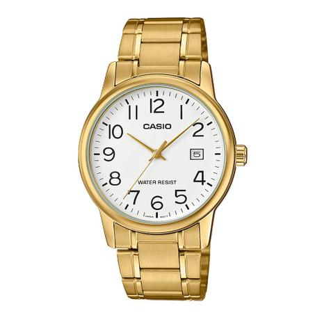 Relógio Analógico Masculino Casio MTP-V002G-7B2UDF - Casio Menor preço em Relógio Analógico Masculino Casio MTP-V002G-7B2UDF - Casio