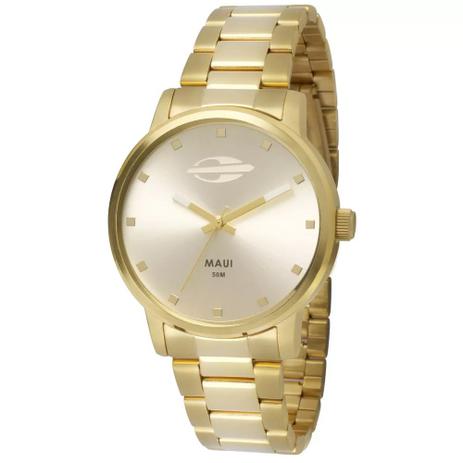 Relógio analógico mormaii maui mo2035gn/4k dourado Menor preço em Relógio analógico mormaii maui mo2035gn/4k dourado