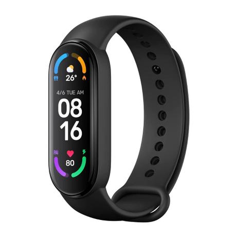 Relógio Band 6 SmartWatch para Android iOS - Preto - Mi Band Menor preço em Relógio Band 6 SmartWatch para Android iOS - Preto - Mi Band