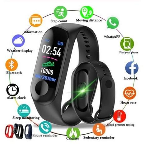 Relógio Bluetooth Inteligente Smartband M3 Monitor Cardiaco Lançamento é boa?