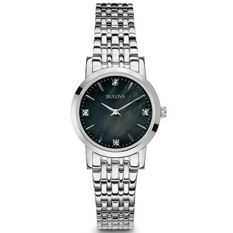 Relógio Bulova Diamont WB27449T Prata Feminino Original Menor preço em Relógio Bulova Diamont WB27449T Prata Feminino Original