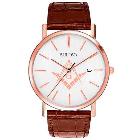 Relógio Bulova Maçonaria WB21150BM Menor preço em Relógio Bulova Maçonaria WB21150BM