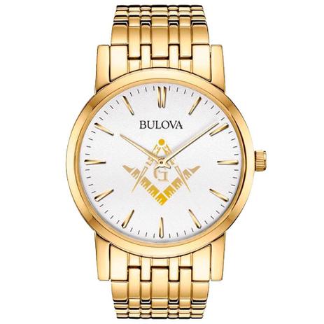 Relógio Bulova Maçonaria WB21669HM Menor preço em Relógio Bulova Maçonaria WB21669HM