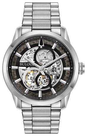 Relógio BULOVA Masculino Automático 96A208 Esqueleto - Por: R$ 3.180,60