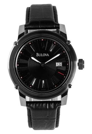 Relógio Bulova WB21981T Prata Masculino Couro Original Menor preço em Relógio Bulova WB21981T Prata Masculino Couro Original