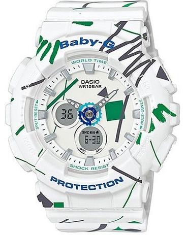 Relógio Casio Baby-g Anadigi Feminino Ba-120sc-7adr Menor preço em Relógio Casio Baby-g Anadigi Feminino Ba-120sc-7adr