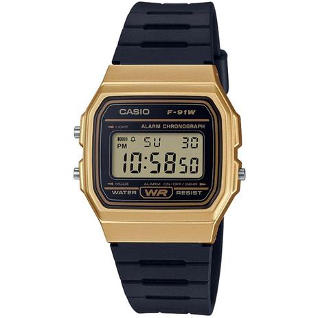 Relógio Casio Digital Vintage Unissex F-91WM-9ADF Menor preço em Relógio Casio Digital Vintage Unissex F-91WM-9ADF