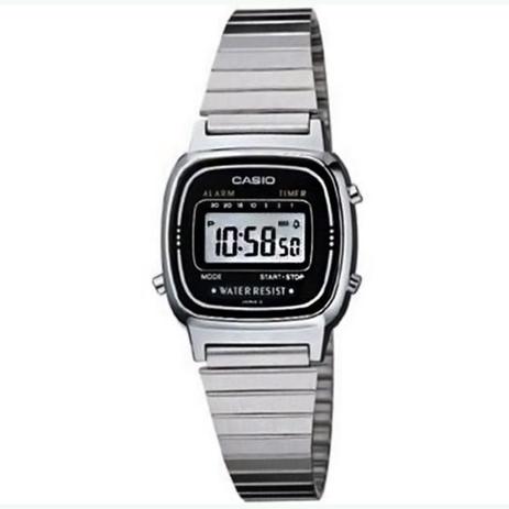 Relógio Casio Feminino Vintage LA670WA-1DF Menor preço em Relógio Casio Feminino Vintage LA670WA-1DF