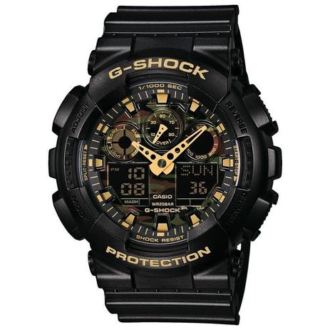 Relógio Casio G-Shock Masculino AnaDigi Preto GA100CF1A9DRU Menor preço em Relógio Casio G-Shock Masculino AnaDigi Preto GA100CF1A9DRU