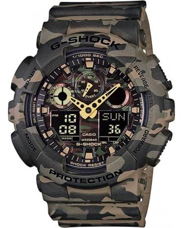 Relógio Casio G-Shock Masculino GA-100CM-5ADR Menor preço em Relógio Casio G-Shock Masculino GA-100CM-5ADR