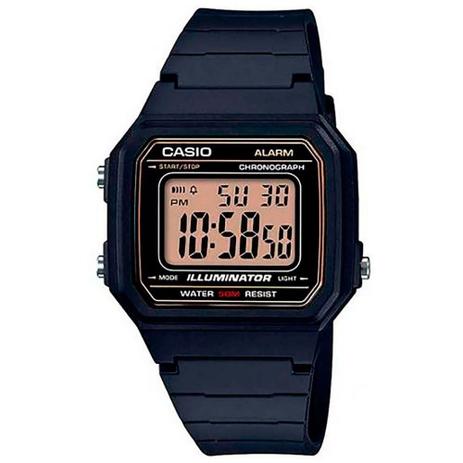 Relógio Casio Masculino Digital W-217H-9AVDF - Preto Menor preço em Relógio Casio Masculino Digital W-217H-9AVDF - Preto