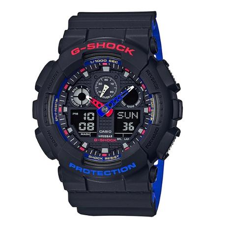 Relógio Casio Masculino GA-100LT-1ADR Menor preço em Relógio Casio Masculino GA-100LT-1ADR