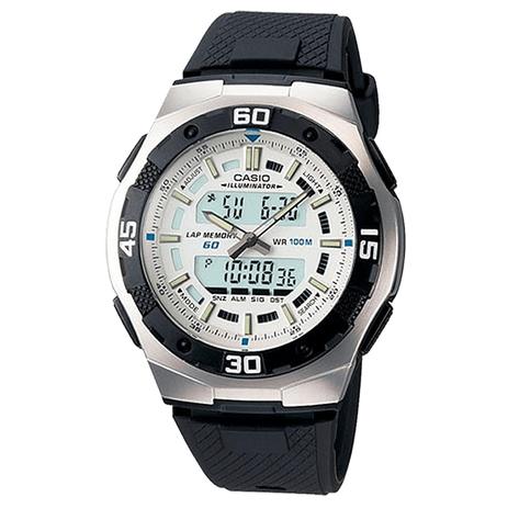 Relógio Casio Masculino Iluminator AQ-164W-7AVDF. Menor preço em Relógio Casio Masculino Iluminator AQ-164W-7AVDF.